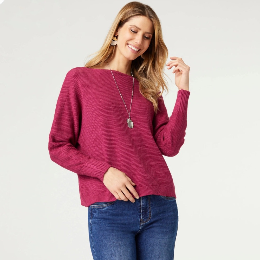 Coco + Carmen Relaxed Ciana pullover Sweater NWT